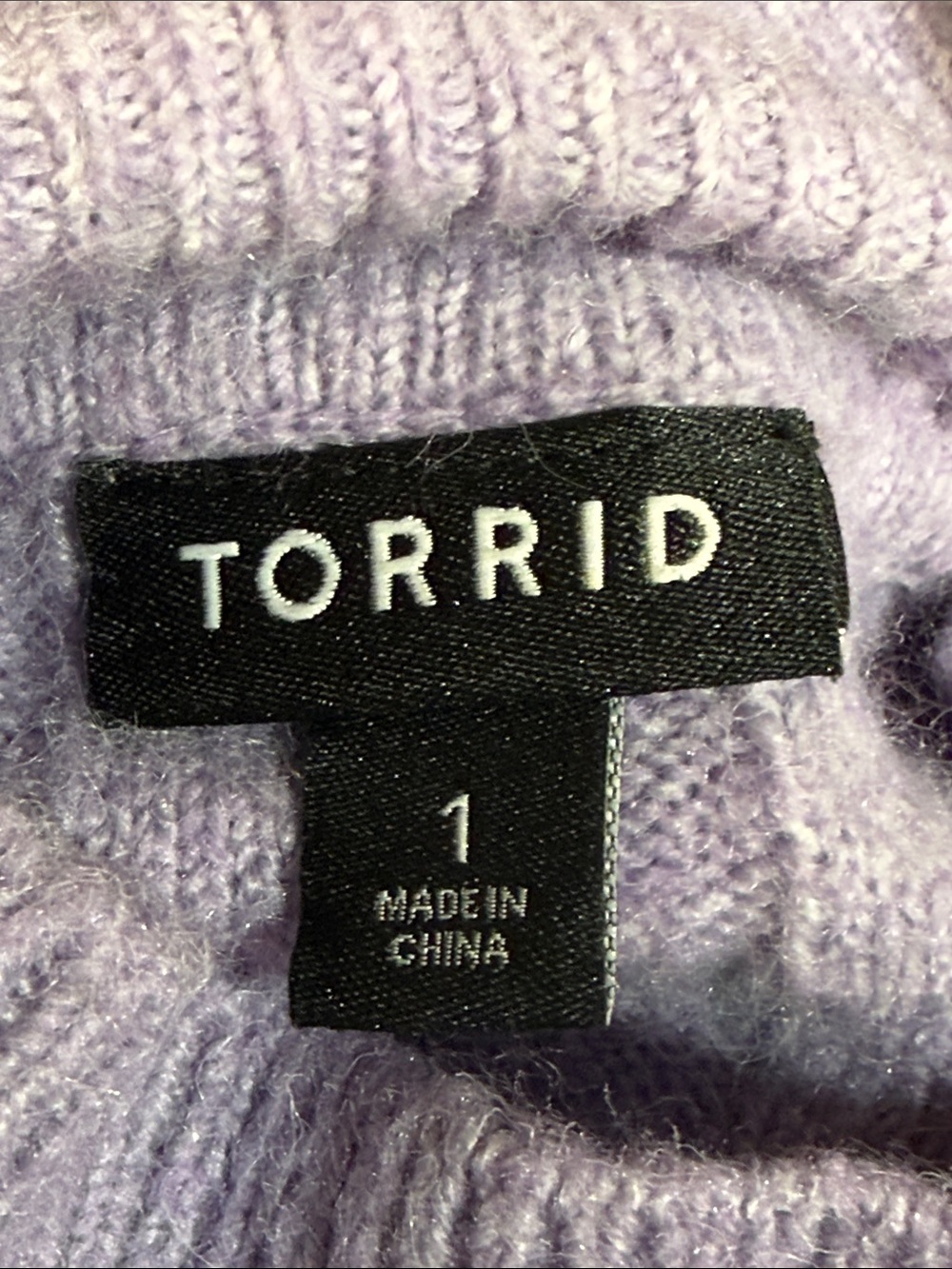 Torrid Ribbed Mock Neck Sweater - Picture 5 of 6